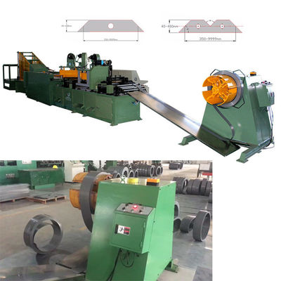 Silikon Çelik Şerit Otomatik Trafo Çekirdek Kesme Makinesi PLC Kontrolü