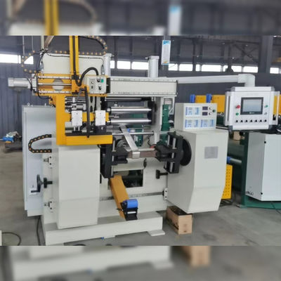İki Aynalı Otomatik Reaktör Bakır Folyo Sarma Makinesi İki Servo Motor Tahrikli