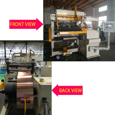 Kesici ile Otomatik PLC Kontrol Alçak Gerilim Trafo Folyo Sarma Makinesi