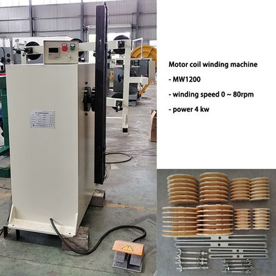 Ayarlanabilir Kalıp Motor Bobin Sarıcı Tel Sarma Makinesi 4kw