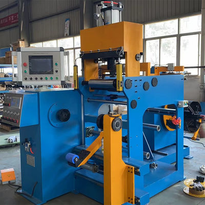 Transformer Winder Soğuk basınçlı kaynak düşük voltajlı bakır folyo sarma makinesi
