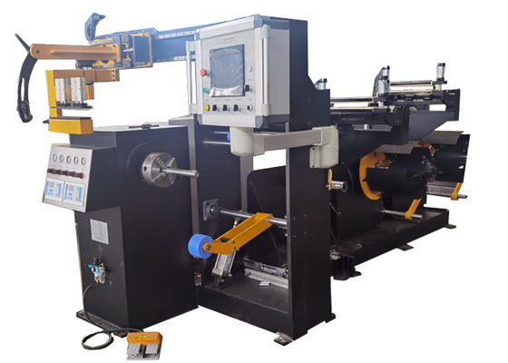 İki Decoiler Foil Winder Otomatik Bakır Foil Dolaşma Makinesi
