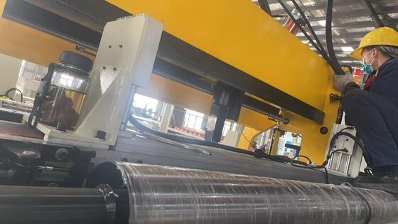 Soğuk Pres Kaynaklı Otomatik Bakır Folyo Sarma Makinesi, İki Servo Motor ve 22KW Sarma Gücü