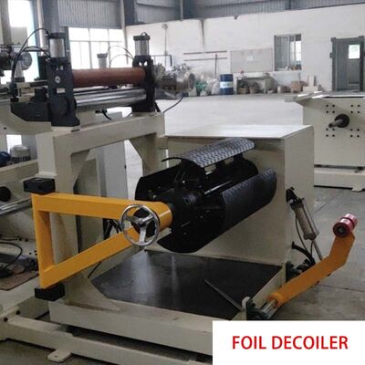 Single Foil Decoiler TIG Welding Transformer Foil Winding Machine