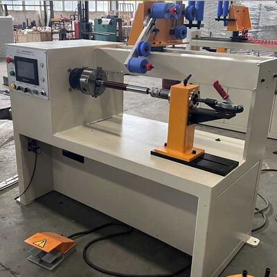 400mm Sarma Genişliğine Sahip Otomatik Bobin Sarma Makinesi, 5x12mm Yassı Tel Transformatör Bobini Sarımı İçin 0.75kw Servo Motor