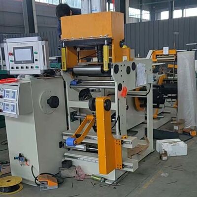 Sanayi Kullanımı İçin 2 Adet Çapak Alma Ünitesi, 0-35 Rpm Hız ve 5.5kw Sarım Gücüne Sahip Transformatör Folyo Sarma Makinesi