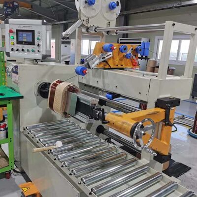 Üçgen Destek Kuyruk Kaynak Transformör Kobur ve Alüminyum Teller için Bobin Dolaştırma Makinesi 0.3-5.0mm