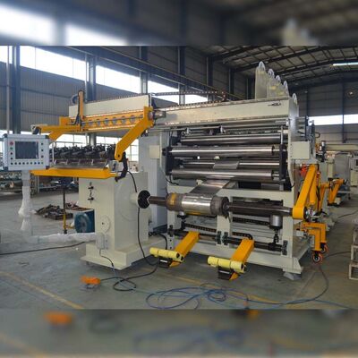 TIG kaynaklı, 1600mm folyo genişliği ve 30kW sarma gücü olan ağır görevli transformatör folyo sarma makinesi