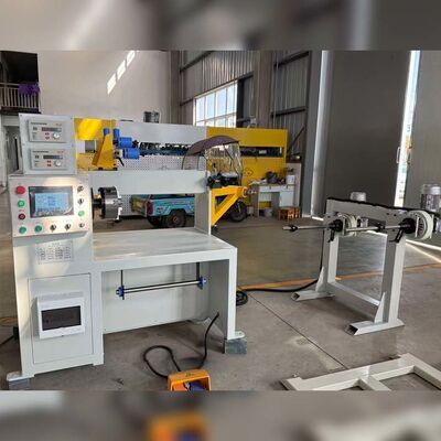 500mm Maksimum Sarma Genişliğine ve 4 Çeneli Ayna Kafalı 0.75KW Servo Motora Sahip Otomatik Trafo Bobin Sarma Makinesi