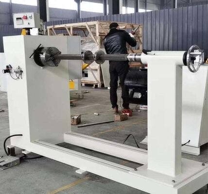 2000kg kapasiteli ve dijital dönüş sayacı olan yarı otomatik transformatör bobin sarma makinesi