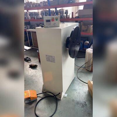3KW endüstriyel motorlu ve 500 mm çaplı flange ile yarı otomatik motorlu bobin sarma makinesi