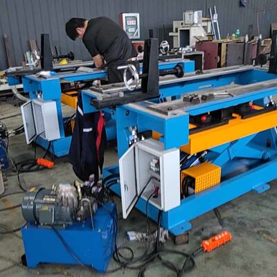ZPT-3T Kapasiteli 3000kg ve 90° Döner Fonksiyonlu Hidrolik Amorf Transformatör Çekirdek İstifleme Masası, 2.2KW Motorlu