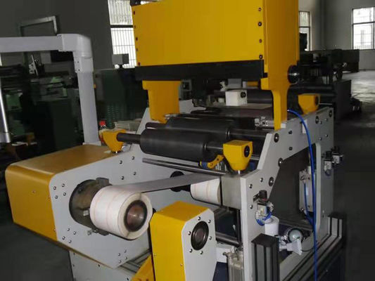 300mm Genişlik Bakır Şerit Trafo Folyo Sarma Makinesi Soğuk Basınçlı Kaynak