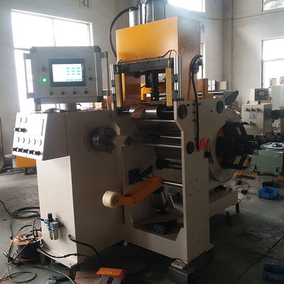 Soğuk Kaynak Trafosu Folyo Sarma Makinesi 200mm Genişlik Bakır Yaprak Sarıcı