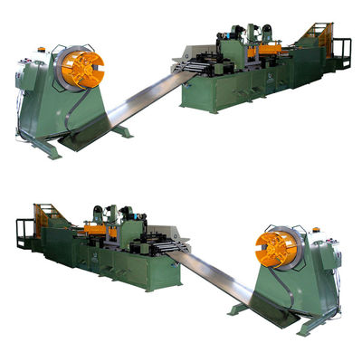 Silikon Çelik Otomatik Trafo Çekirdek Kesme Makinesi İki Kesme İki Delme