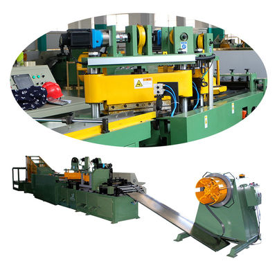 Otomatik 400mm Genişlik Şerit Boy Kesme Hattı Silikon Çelik Kesme Makinesi 12.5kw