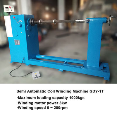 Yağa Daldırılmış Trafo Bobin Sarma Makinesi Yarı Otomatik