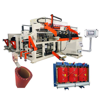 Bakır Folyo Döküm Reçine Trafo Sarıcı Makinesi Otomatik TIG Kaynağı