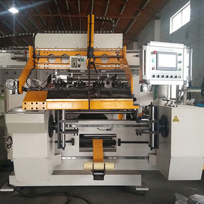 PLC Kontrol Bakır Tipo Folyo Sarma Makinesi Servo Motor Tahrikli Demir Çekirdek Reaktörü